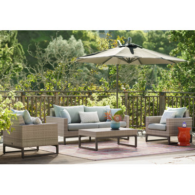 Cassidey 120'' Cantilever Sunbrella® Umbrella