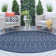 Aitken Machine Woven Geometric Indoor and Outdoor Rug