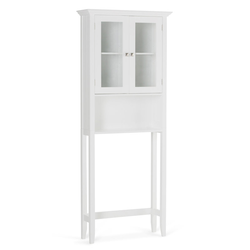 Acadian - Armoire économiseur d'espace - Blanc pur
