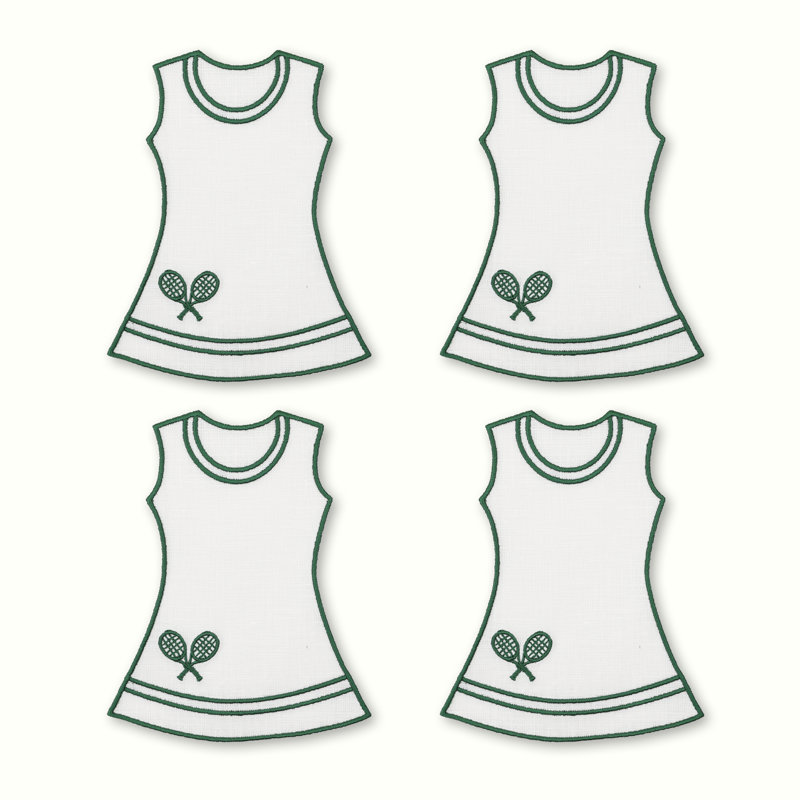 Tennis Dress Cocktail Napkins