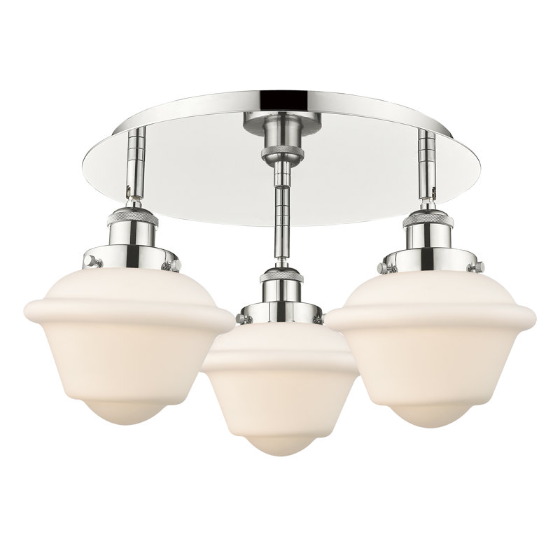 Plafonnier encastré Grourke, Blanc mat, Nickel poli