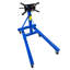 Support pour moteur d'une capacité de 2000 lb, support pour moteur tournant à 360 degrés avec 6 roulettes, support pour moteur de moto robuste avec cadre pliable pour la réparation automobile, l'entretien du véhicule, bleu