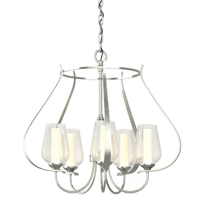 Lustre géométrique à 5 lumières Flora