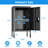 Metal Storage Employees Lockers With 1 Lockable Doors,locking Storage Cabinets For Small Spaces,home,school,gym,assembly Required,black-2018139108