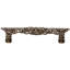 Juliane Grace 4 inches c.c. pull with Swarovski Clear Crystals in Antique Brass-173850153-173850154