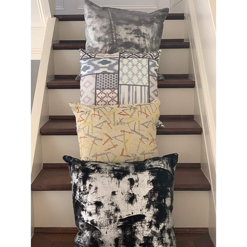 Wilpert Embroidered Cotton Blend Pillow Cover