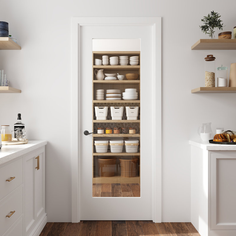 Dalle de porte intérieure en verre trempé 30 "x 80" 1 panneau, 30 po x 80 po