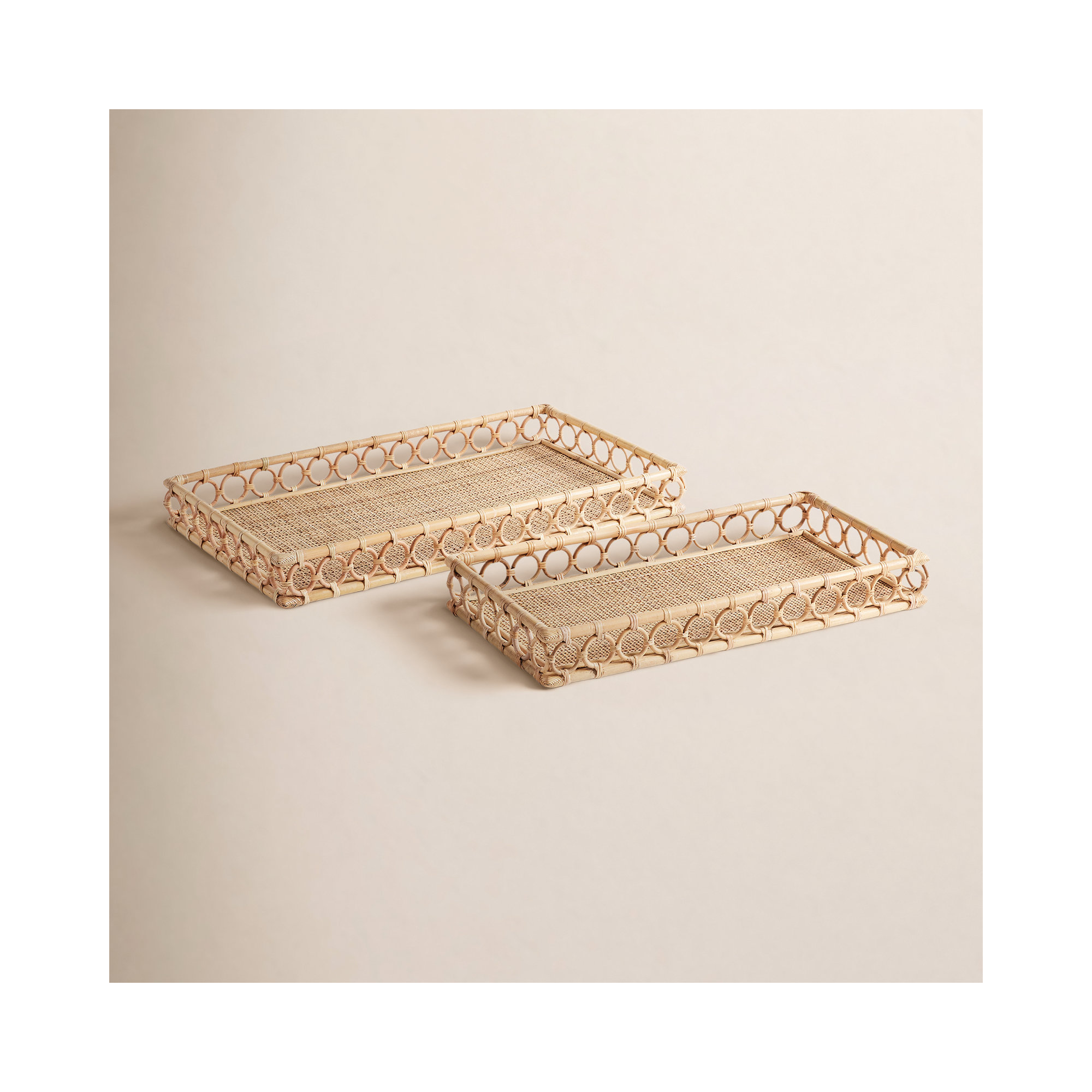 Jalisa Trays, Rectangle, 3.25" H x 27.5" W x 15.5" D