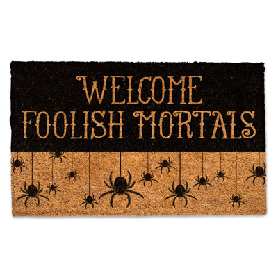 Haskle Non-Slip Halloween Outdoor Doormat