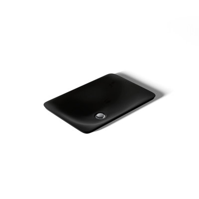 Lavabo de salle de bain rectangulaire encastré en céramique Carillon®