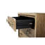 Table de chevet 3 tiroirs Latte Finish