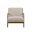 Chaise rembourrée en polyester avec 4 pieds