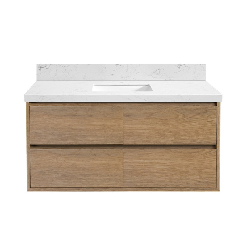 Ensemble de meuble-lavabo mural 48 po