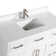 Surina 60'' Single Bathroom Vanity with Engineered Marble Top with Mirror