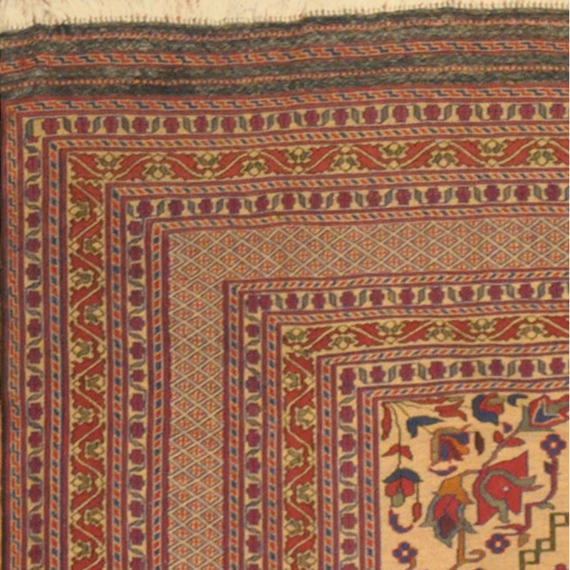 Kilim de laine Soumak fabriqué à la main