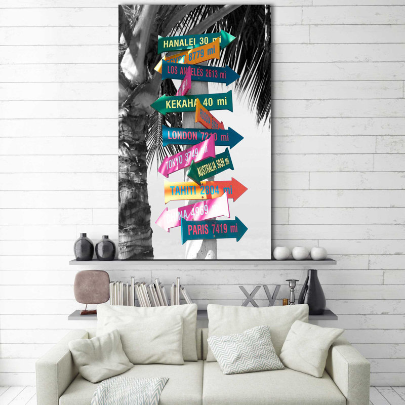 «Island Directional» par Danita Delimont - reproduction de photo, Toile tendue, H 40 po x l 24 po x P 1,5 po