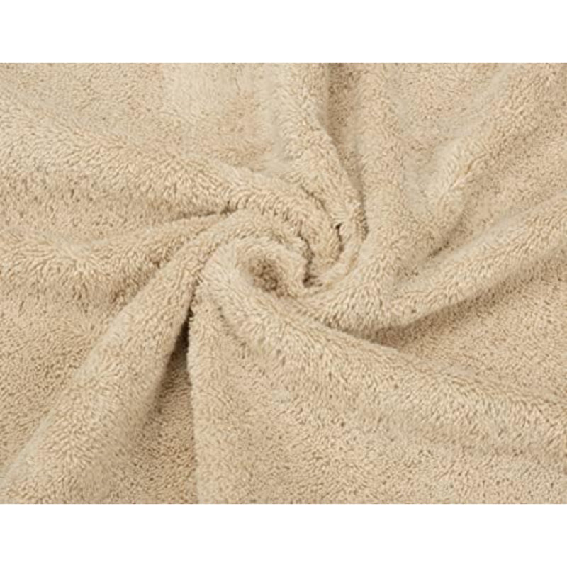 Premium 3 Piece Towel Set, 1 Bath Towel 1 Hand Towel 1 Washcloth, 600 GSM 100% Cotton Turkish Towels For Bathroom, Beige Towel Set
