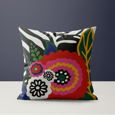 Alix Microsuede Square Throw Pillow