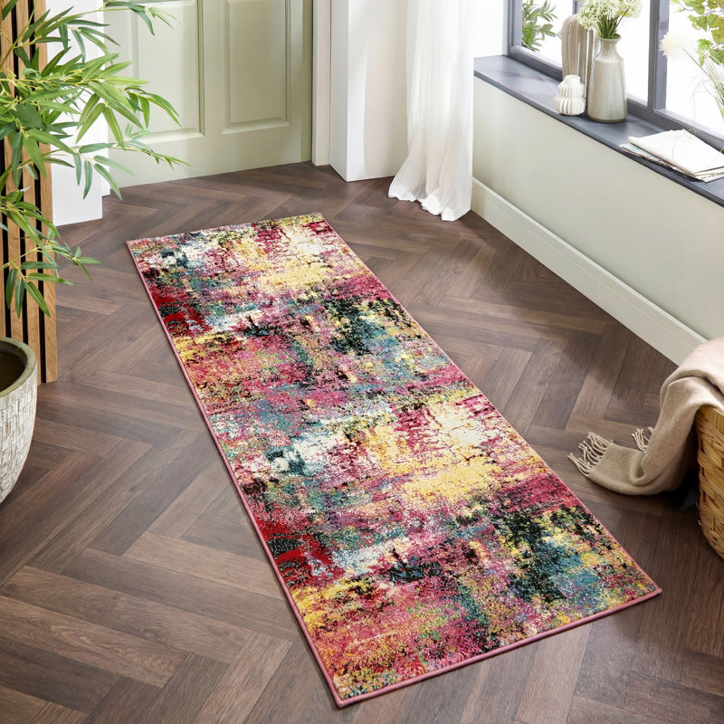 Abstract Area Rug, Runner 80 x 240cm