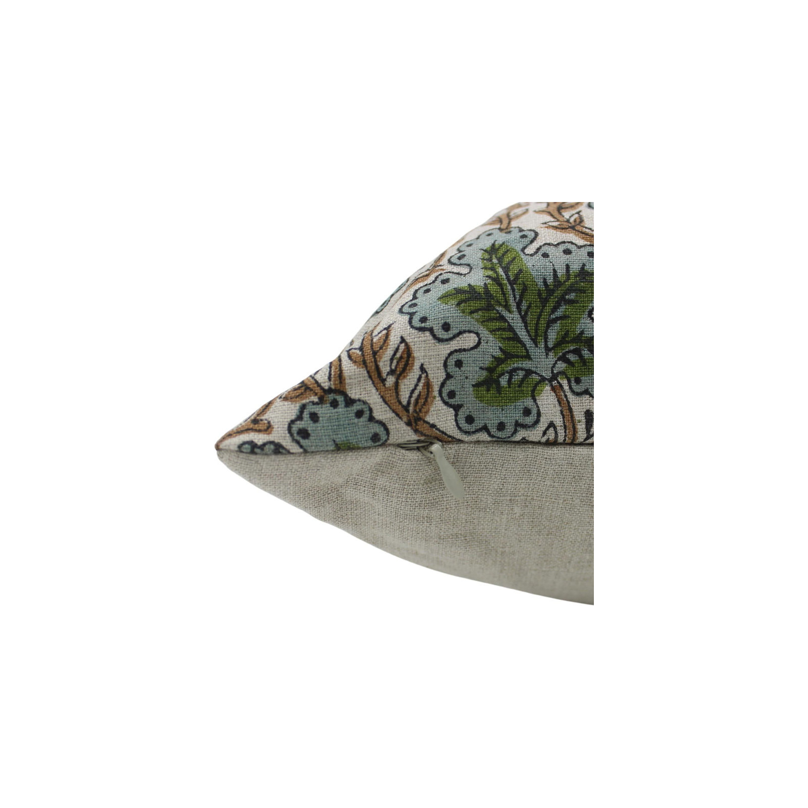 Floral Linen Indoor/Outdoor Pillow Cover, 20" x 20"