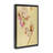 Rustic Petals Impression Grey Framed Floater Canvas by Design Fabrikken-72965188-72965191