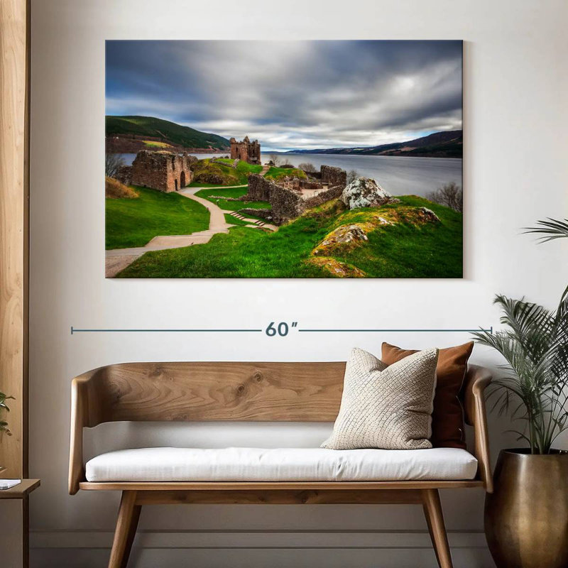 Château d'Urquhart, H 34 po x l 51 po
