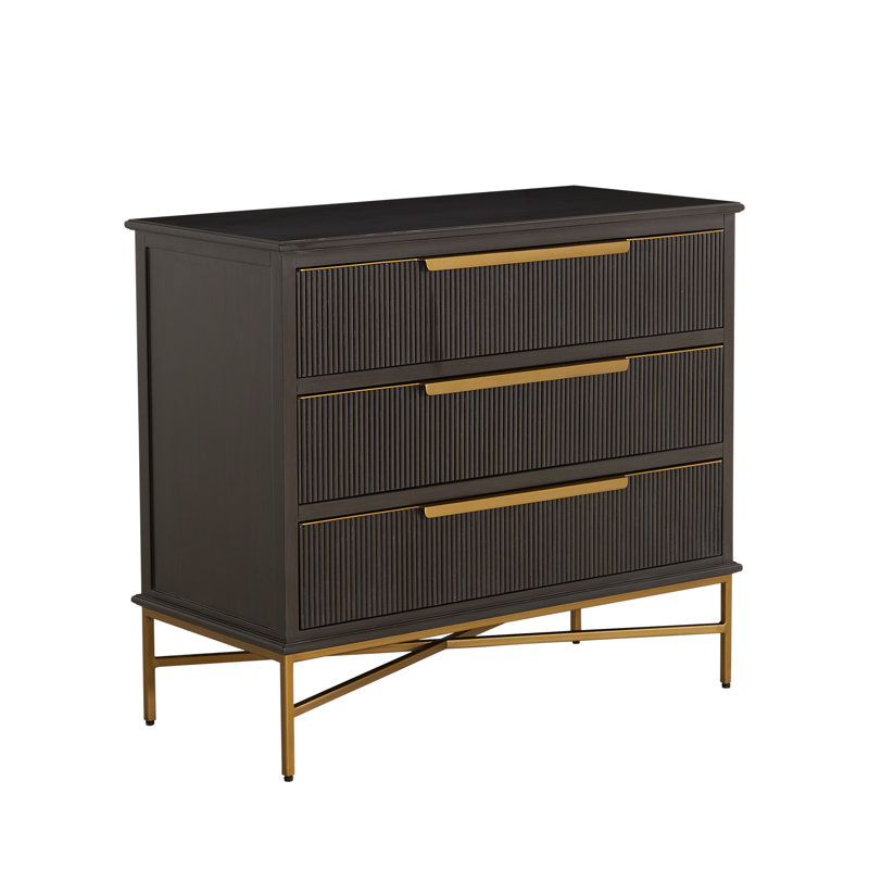 Riggs Chest - Dark, Sesame Black, Stained Brass