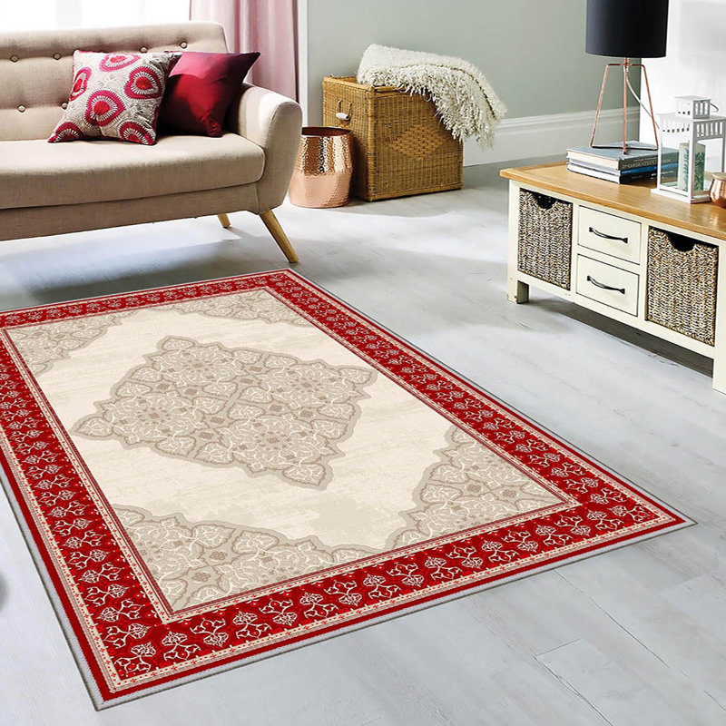 Elegant Hall Carpet, 31.5 x 78.7 inches | 100% Polyester, 0.4 inch Pile Height | Antibacterial, Non-Slip PVC Felt Dot Underside | Machine Washable, Durable Woven Design | Perfect for Entryways & Living Spaces