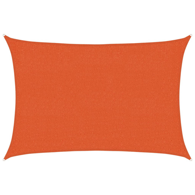 Dakota Fields 450cm W x 350cm D Plastic Cover Retractable Freestanding Awning, 250cm W x 200cm D, Orange