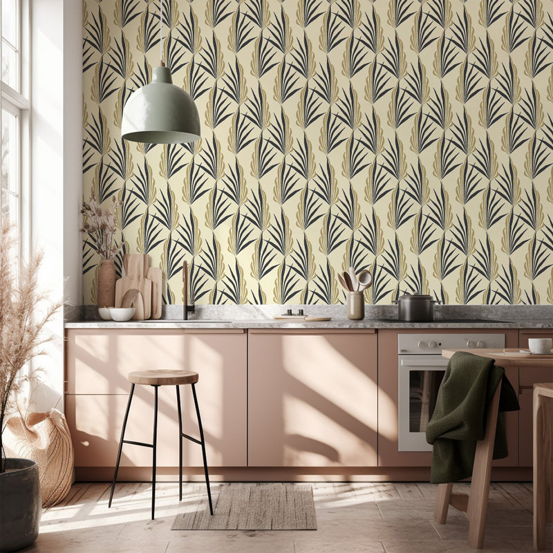 Areca Palm - Pale Sun Wallpaper, Paper