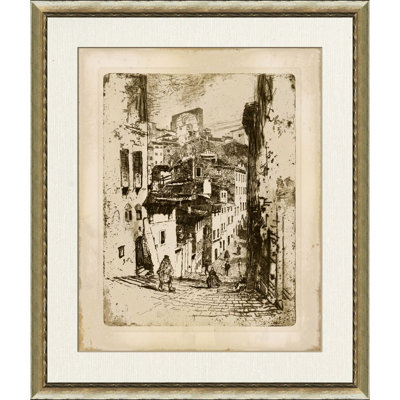 Up and Down Sien Framed Painting