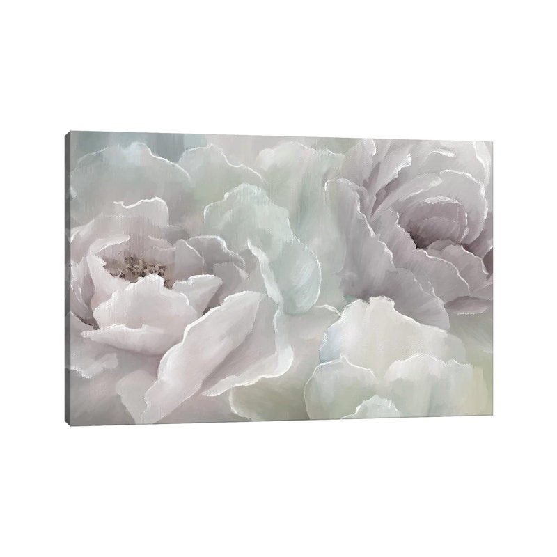 Peony Lace - Wrapped Canvas Print, 66.04 cm H x 45.72 cm W x 1.91 cm D