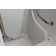 52'' x 29.25'' Walk-in Air Fibreglass Bathtub with Faucet