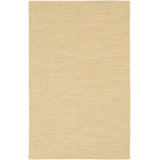 India Hand Loomed Cotton Modern Area Rug in Beige
