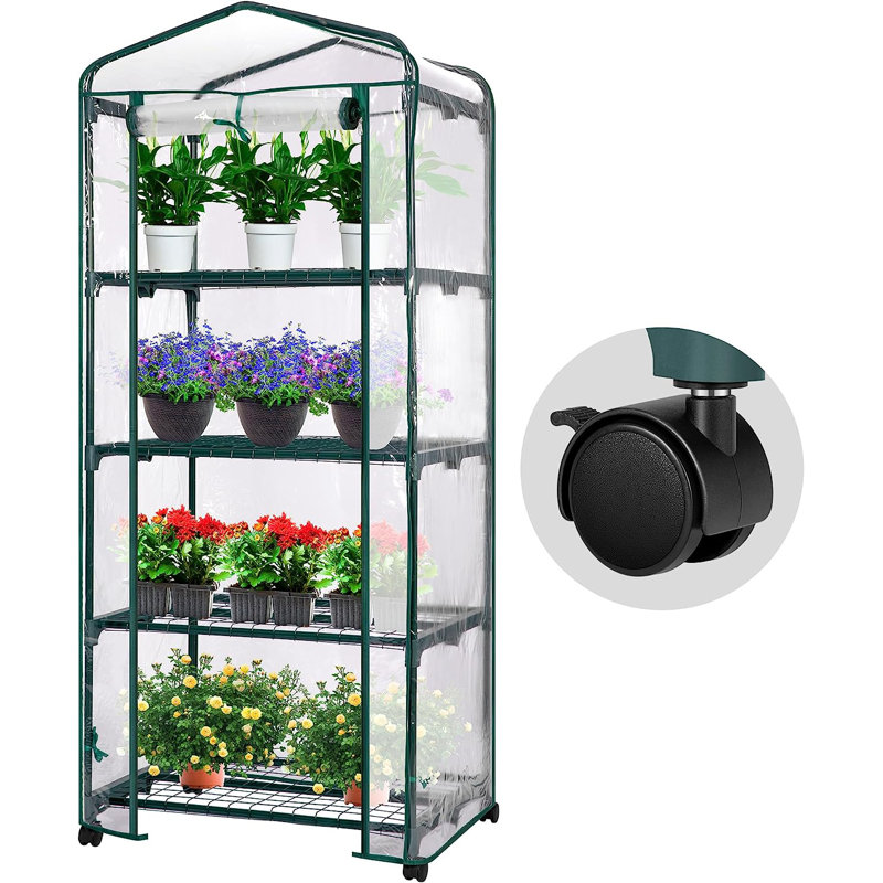 27' W x 19' D 4-Tier Greenhouse