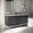 Markham 60'' Double Bathroom Vanity with Top-84059302-100760249-100760251