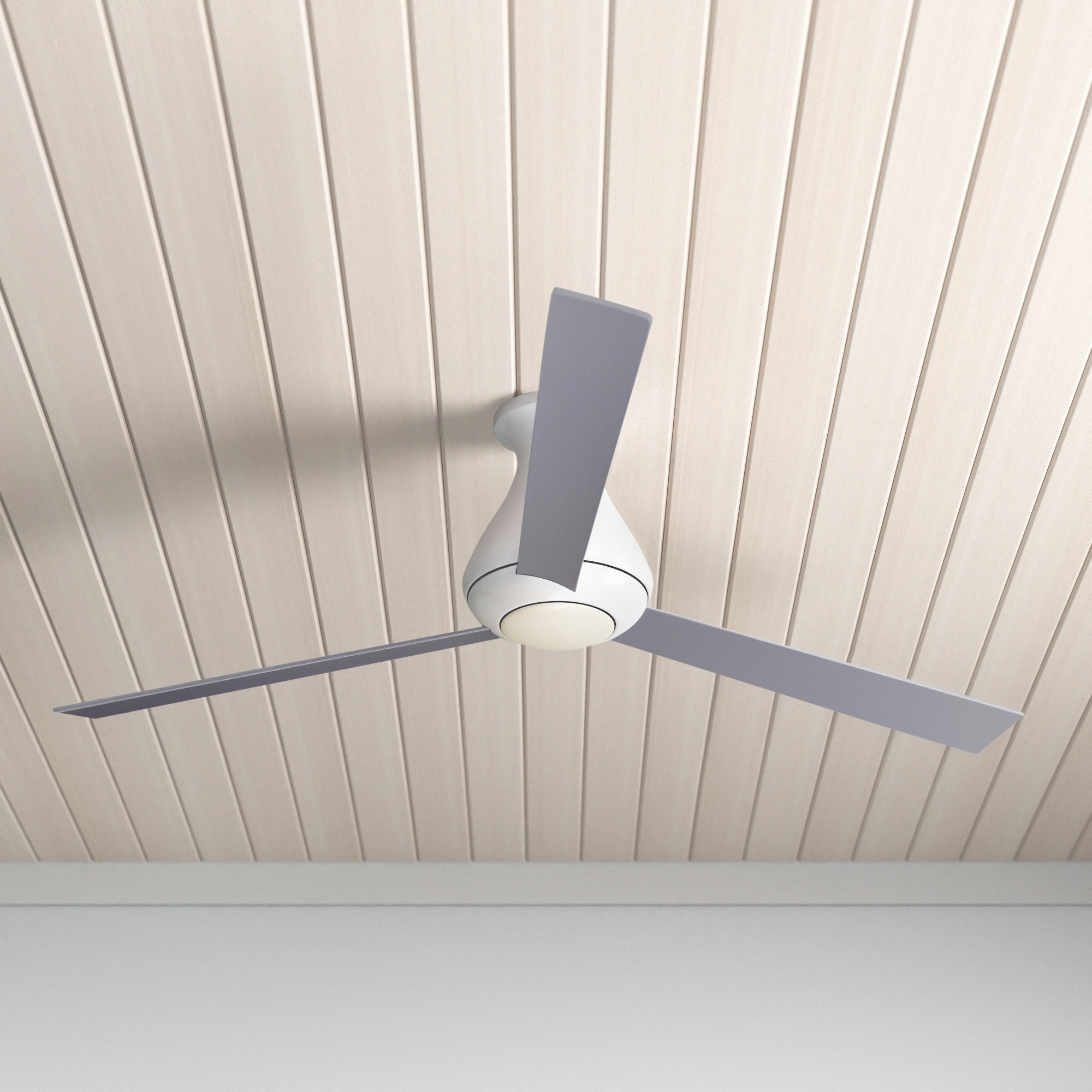Altus 52'' 3 Blade Ceiling Fan, Aluminum, Fan Speed Control, Gloss White