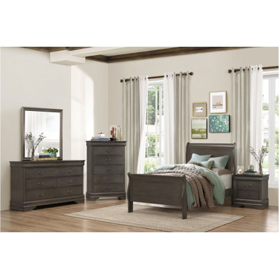 Brummett 4-1_Perl Sleigh Bedroom Set