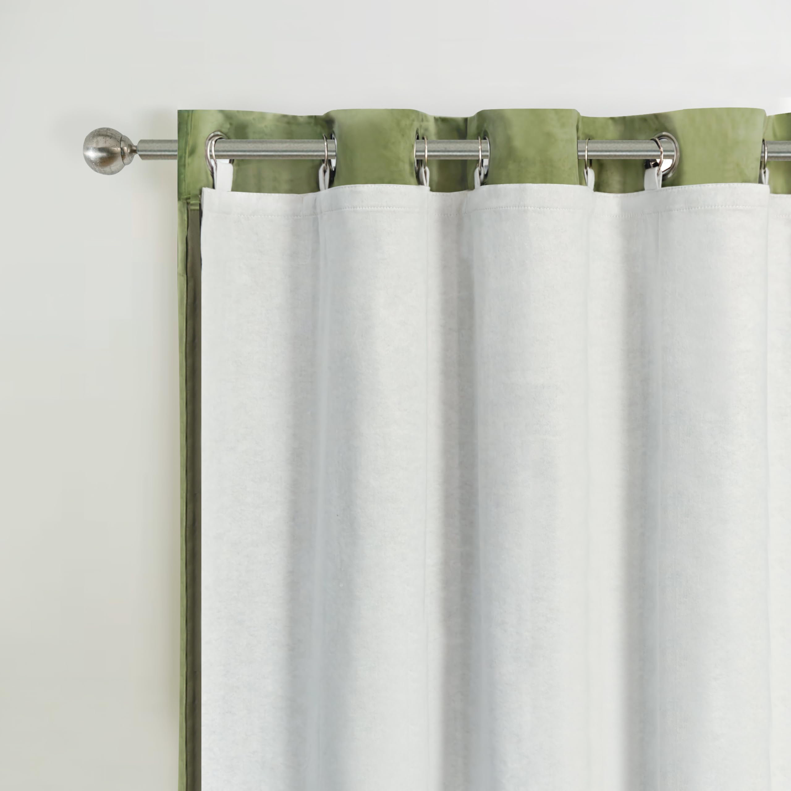 DriftAway 100% Blackout Curtain Liners for Bedroom Noice Reducing ...
