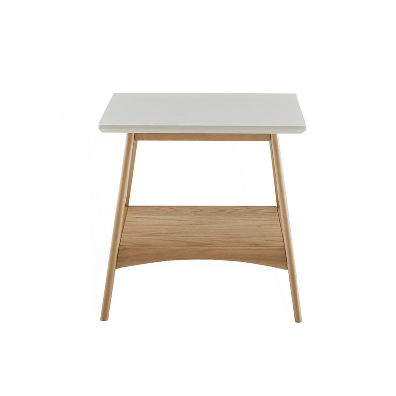 Table de bout moderne avec tablette inférieure