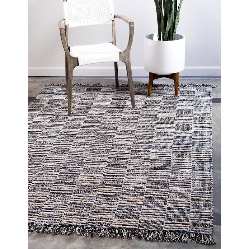 Cotton Indoor Rug, Rectangle 5' x 8'