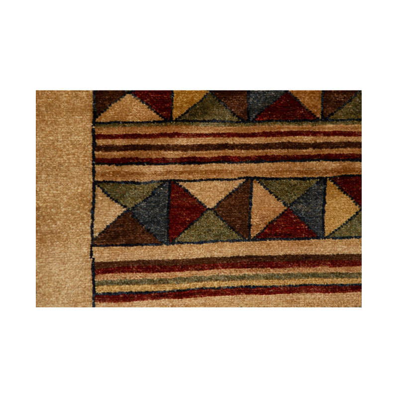 Striped Area Rug in Cream