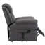 Fauteuil inclinable et chauffant en velours Lunagrace