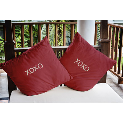 Outdoor Reversible Throw Pillow