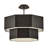 Facet Seven-Light Convertible Hexagonal Two-Tier Chandelier-94487040-94487041