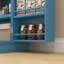 Armoire de cuisine garde-manger, armoire de cuisine autoportante avec 12 tablettes de porte, portes doubles, étagère à 5 niveaux et tablettes réglables