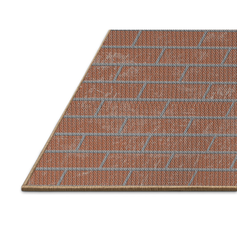 Geometric Indoor Rug, Rectangle 5' x 7'