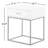 LuXeo Catalina One Drawer Nightstand with Mustard Gold Legs-516758403