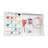 Wood Wall-Mounted Pegboard With Storage, White