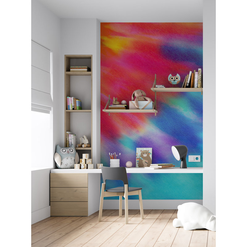 Harolyn Peel & Stick Ombre Wall Mural, 9' L x 8' W